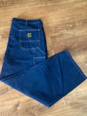 Carhartt Jeans Work Dungaree Original Fit Straight Leg 42x30 NWOT